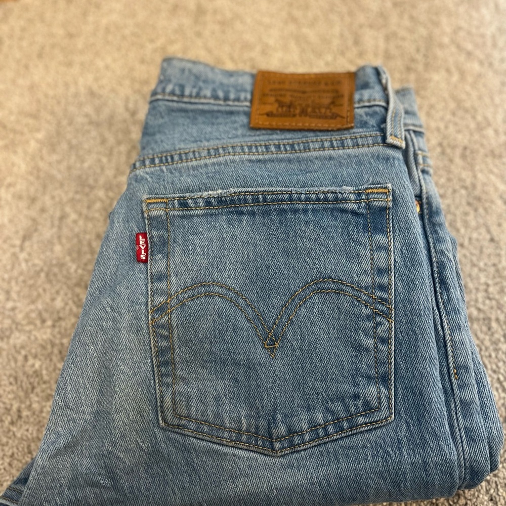 Levi's Blue Straight Jeans size 26